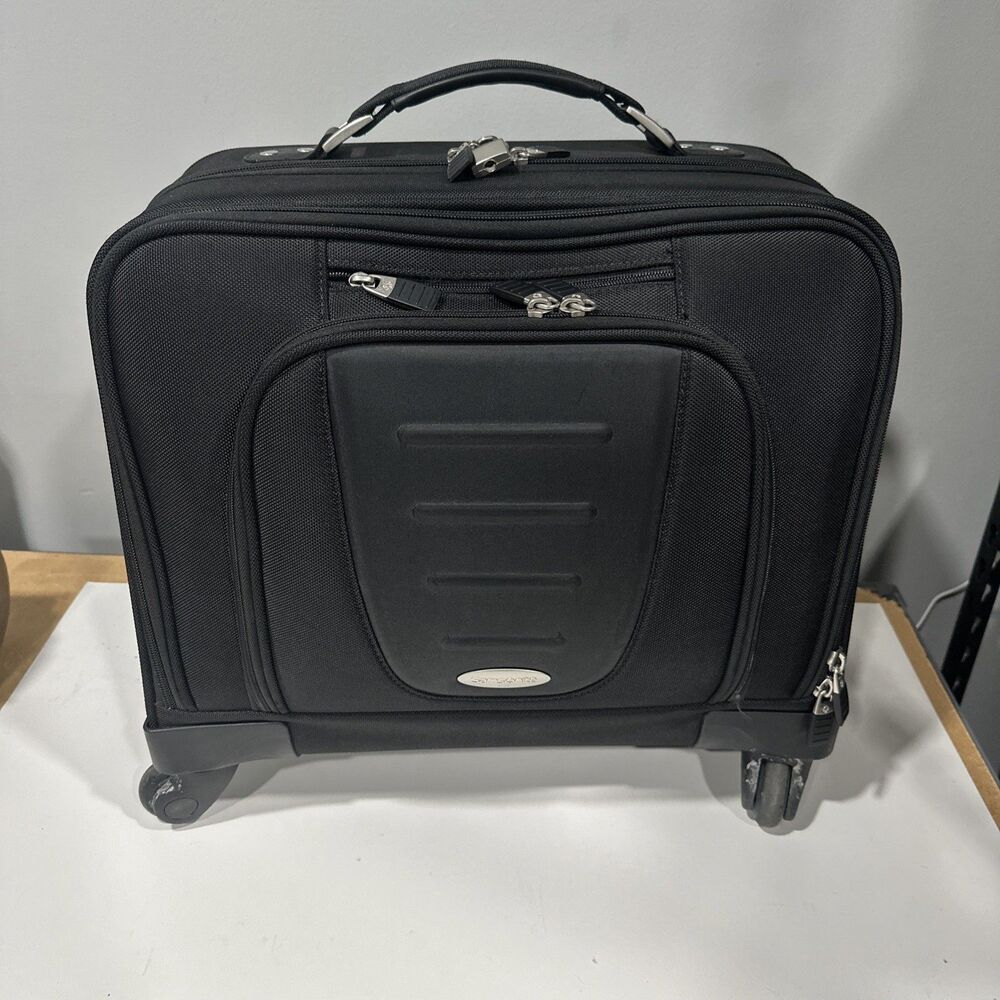 SAMSONITE BUSINESS iMOBILE 360 BLACK ROLLING BUSINESS CASE APPROX 16" X16"X10"